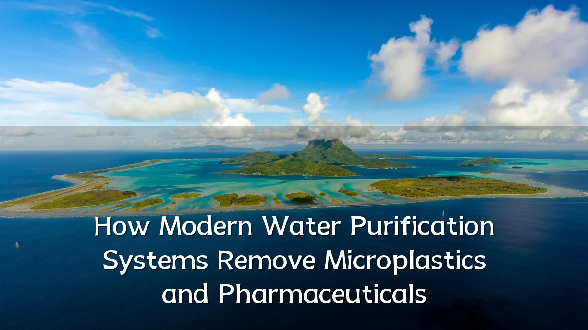 How Modern Water Purification Systems Remove Microplastics and Pharmaceuticals