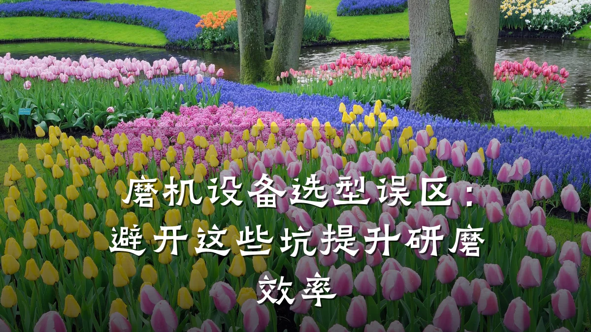 磨机设备选型误区:避开这些坑提升研磨效率